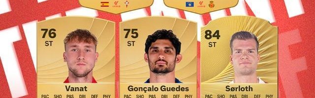 半岛体育-西甲1月最佳球员候选：穆里奇领衔，瑟洛特、瓦纳特入选