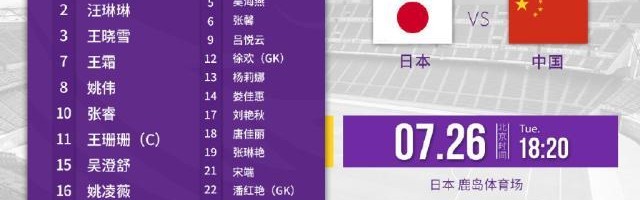 半岛体育官方-中国女足VS日本首发：王炸组合重出江湖